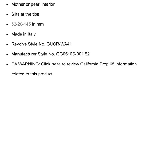 Gucci Fluo Rectangular Sunglasses in Shiny Black & Grey Solid - Picture 12 of 13